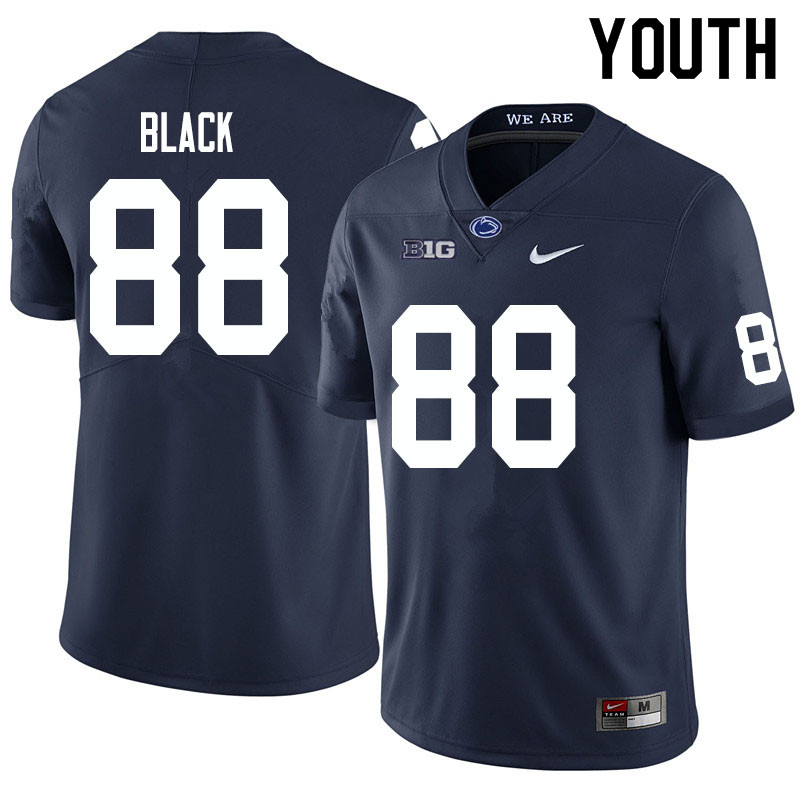 Youth #88 Norval Black Penn State Nittany Lions College Football Jerseys Sale-Navy